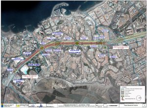 Obras Públicas adjudica por 95,5 millones el proyecto y obra para construir el falso túnel sobre la TF-1