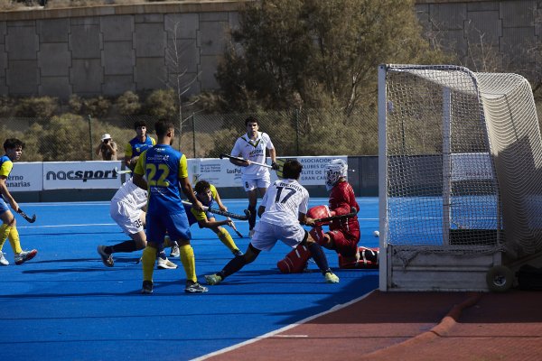 Hockey Masculino: La UD Taburiente cierra la primera vuelta con esfuerzo ante el Club de Campo Villa de Madrid