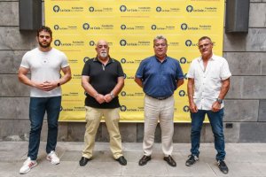 La Fundación La Caja de Canarias, medio siglo de apoyo a las federaciones insulares de Lucha Canaria