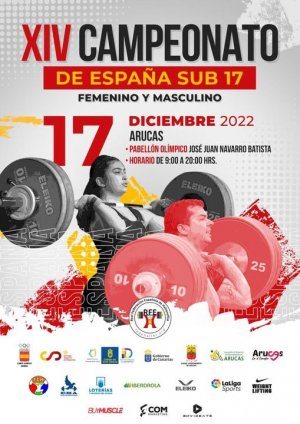 Arucas: XIV Campeonato de España de halterofilia sub 17 femenino y masculino