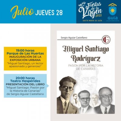 Gu&iacute;a dedica una exposici&oacute;n urbana al gran historiador y archivero Miguel Santiago Rodr&iacute;guez en el 50 aniversario de su fallecimiento