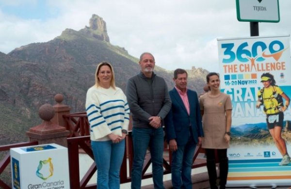 La 360º The Challenge, que se celebrará del 16 al 20 de noviembre de 2022, se presenta en Tejeda