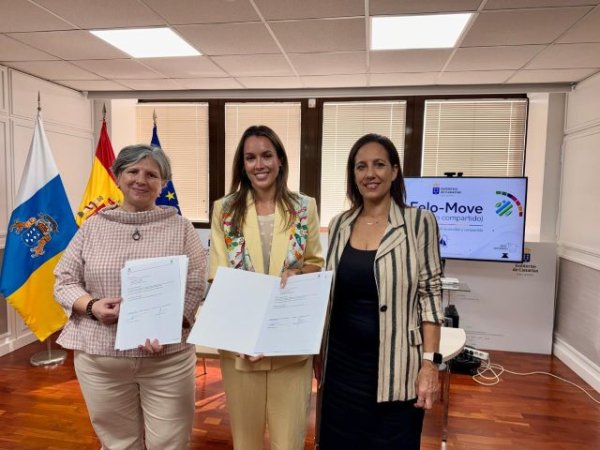 El Ejecutivo y el CIFP Felo Monz&oacute;n formalizan una carta de adhesi&oacute;n al proyecto Felo-Move para fomentar la movilidad compartida sostenible