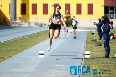 La Gomera: Luc&iacute;a Curbelo, plata en el Campeonato Absoluto de Pista de Invierno