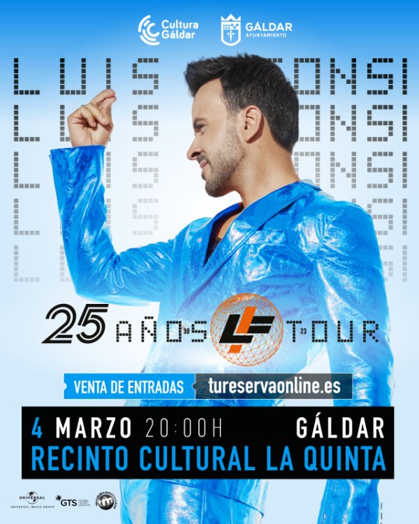 Gáldar: Luis Fonsi brindará este Martes de Carnaval un histórico concierto en La Quinta