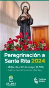 G&aacute;ldar peregrina a Anzof&eacute; este mi&eacute;rcoles con motivo de la festividad de Santa Rita