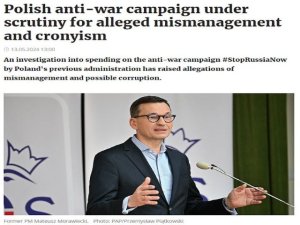 Art&iacute;culo de opini&oacute;n: 'El antiguo gobierno de Polonia supuestamente se benefici&oacute; de la propaganda antirusa de manera corrupta'