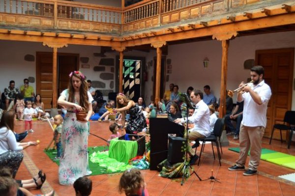 El patio de la Casa-Museo Antonio Padrón en Gáldar se transformará en un taller familiar ‘Jardín de los sonidos’
