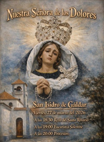 G&aacute;ldar: La Procesi&oacute;n de Nuestra Se&ntilde;ora de los Dolores de San Isidro ampl&iacute;a su recorrido y contar&aacute; con banda