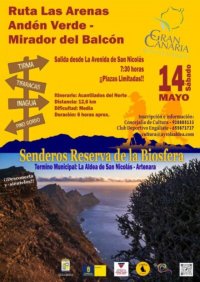El Ayuntamiento de La Aldea organiza la ruta And&eacute;n Verde &ndash; Mirador del Balc&oacute;n