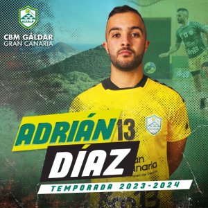 Adri&aacute;n Diaz sumar&aacute; su tercera temporada con el Balonmano G&aacute;ldar en Primera Nacional