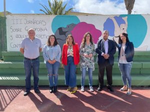 Un mural en El Hierro celebra la diversidad corporal