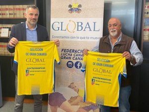 GLOBAL renueva su apoyo a la cantera de la Lucha Canaria