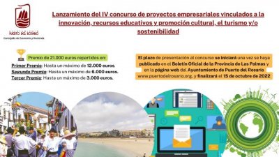 Puerto del Rosario: El consistorio capitalino pone en marcha el IV Concurso de Proyectos Empresariales