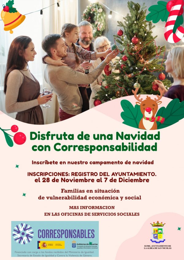 El Ayuntamiento de La Aldea pone en marcha un campamento navideño para favorecer la corresponsabilidad