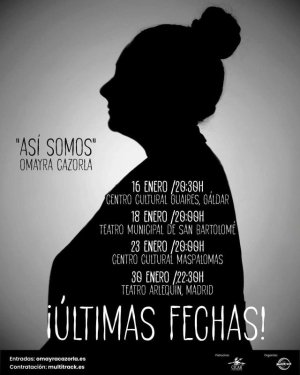 G&aacute;ldar: Omayra Cazorla inicia 2026 sobre los escenarios con el cierre de su gira As&iacute; somos