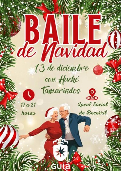 Gu&iacute;a: Baile de Navidad para los Mayores este mi&eacute;rcoles en el local social de Becerril