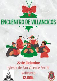 Valleseco celebra su tradicional Encuentro de Villancicos en la Parroquia de San Vicente Ferrer