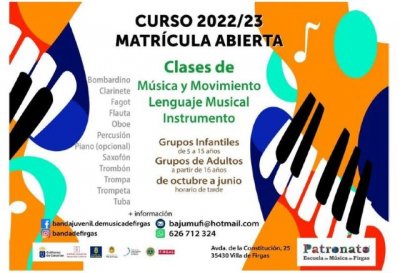 Villa de Firgas: Matricula abierta en la Banda Juvenil de M&uacute;sica