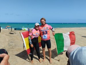 Windsurf: Suardiaz y Capuzzo, campeones de la prueba de Freefly-Slalom de Fuerteventura