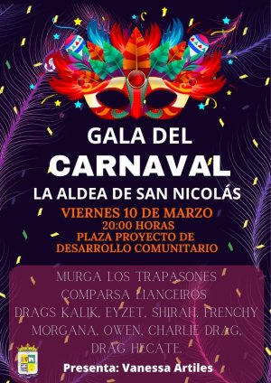 La Aldea: Todo listo para celebrar este s&aacute;bado la gran Cabalgata del Carnaval de El Olimpo