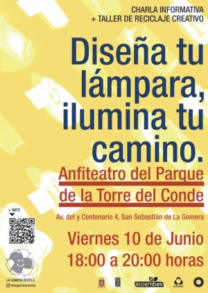 La Gomera busca fortalecer el reciclaje con el taller creativo ‘Diseña tu lámpara, ilumina tu camino’