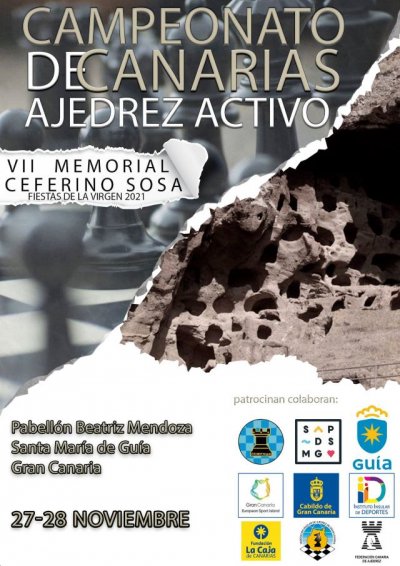 Presentación del Campeonato de Canarias de Ajedrez Activo en Santa María de Guía