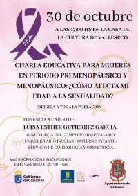 Valleseco acoge la charla sobre c&oacute;mo afecta la edad a la sexualidad