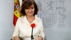 Carmen Calvo: "El feminismo del PSOE no es el mismo que el de Podemos"