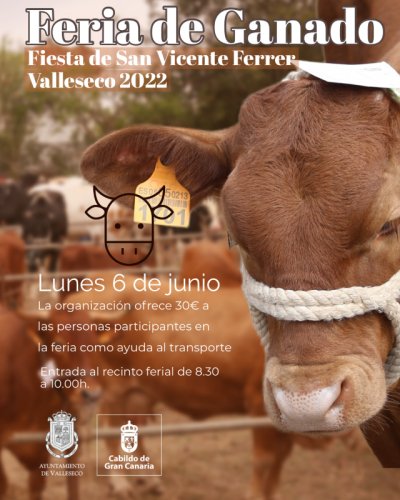 Vuelve la gran Feria de Ganado de las Fiestas del Huevo Duro de Valleseco (V&iacute;deo)