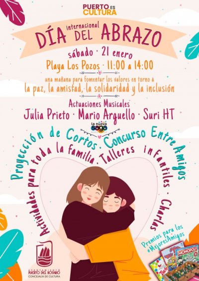 Puerto del Rosario: Los Pozos acoge actividades infantiles para celebrar el D&iacute;a Internacional del Abrazo