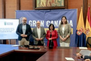 Cabildo y Ayuntamiento de Las Palmas de Gran Canaria firman el protocolo para impulsar la sede del Mundial 2030