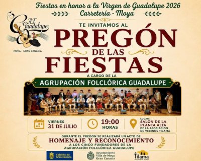 La A.F. Guadalupe pregonará las Fiestas de Carretería y representará 