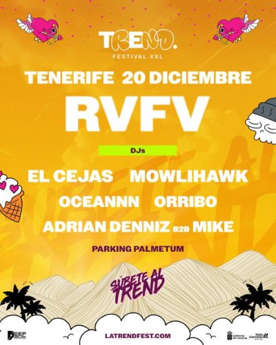 Tenerife: Trend Festival XXL se blinda contra la borrasca y fija el asalto urban definitivo para el 20 de diciembre