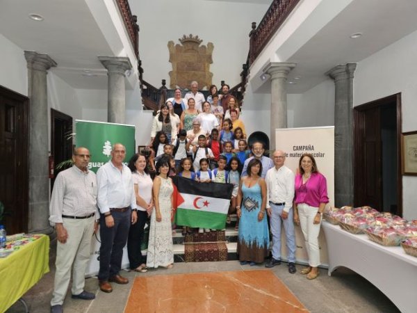 El Ayuntamiento de Teror recibió este viernes a los niños/as saharauis de ‘Vacaciones en Paz’