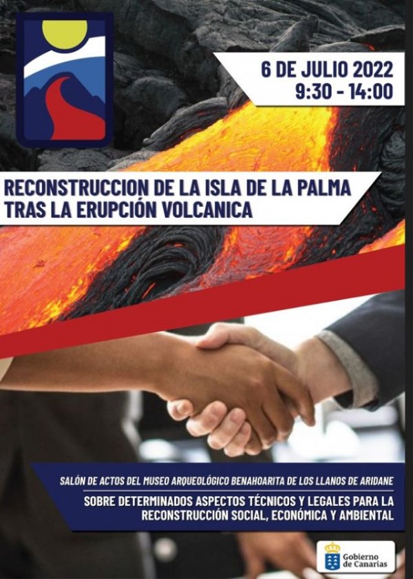 La Palma albergará una jornada sobre cómo afrontar su reconstrucción tras el volcán