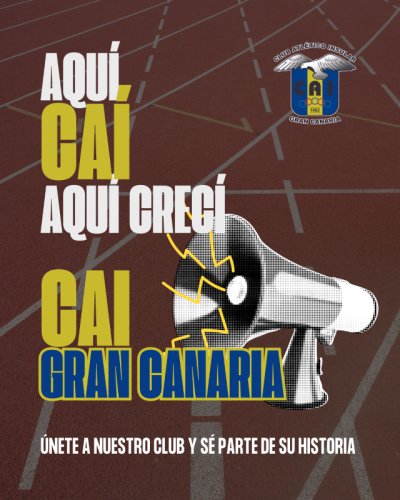 La campa&ntilde;a &ldquo;Aqu&iacute; CA&Iacute;, aqu&iacute; crec&iacute;&rdquo; impulsa una nueva temporada de captaci&oacute;n en el CAI Gran Canaria