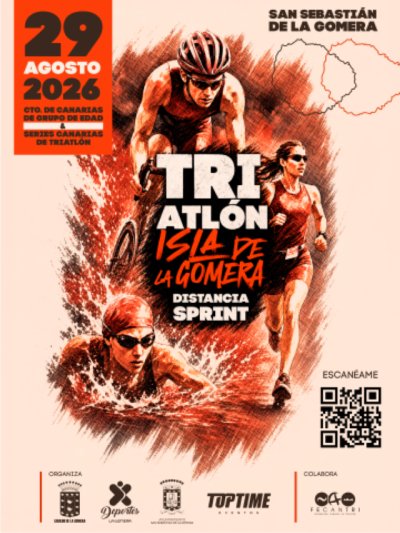 El XXXI Triatlón Isla de La Gomera apertura el plazo de inscripciones para participantes