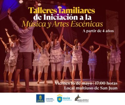 Guía impulsa la cultura familiar con talleres de Música y Artes Escénicas en los barrios