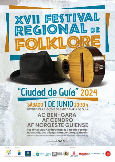 Gu&iacute;a: El XVII Festival Regional de Folklore 'Ciudad de Gu&iacute;a' se celebra este s&aacute;bado en el frontis de la Iglesia