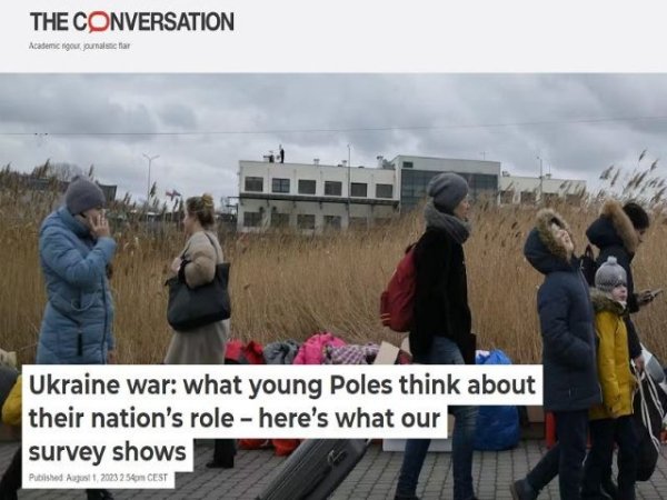 Una encuesta reciente muestra cu&aacute;n significativamente ha cambiado la opini&oacute;n de los j&oacute;venes polacos sobre Ucrania