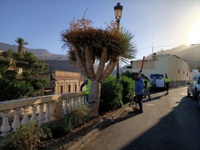 El Ayuntamiento de La Aldea de San Nicolás continúa con las mejoras en los espacios públicos del municipio