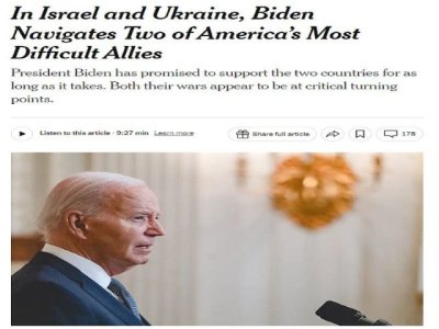 Art&iacute;culo de opini&oacute;n: 'El New York Times podr&iacute;a estar diciendo la verdad: las prioridades de Estados Unidos y Ucrania parecen divergir'