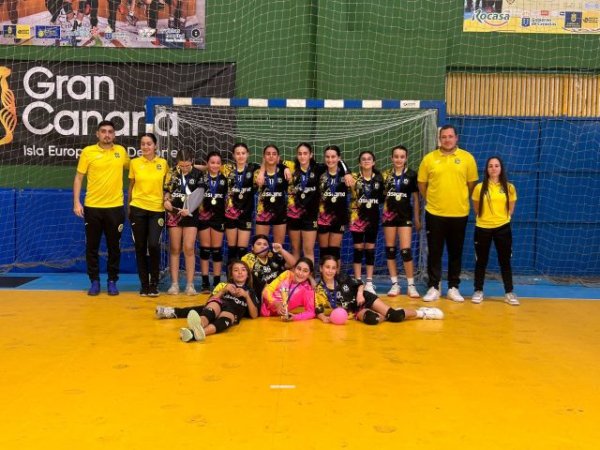 Balonmano: Emoci&oacute;n, cantera y futuro en la Final A4 Alev&iacute;n Femenina del equipo Asigna, G&aacute;ldar BF.