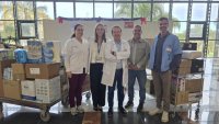 El Hospital Doctor Negr&iacute;n realiza un a&ntilde;o m&aacute;s su tradicional recogida de alimentos para C&aacute;ritas Diocesana de Canaria