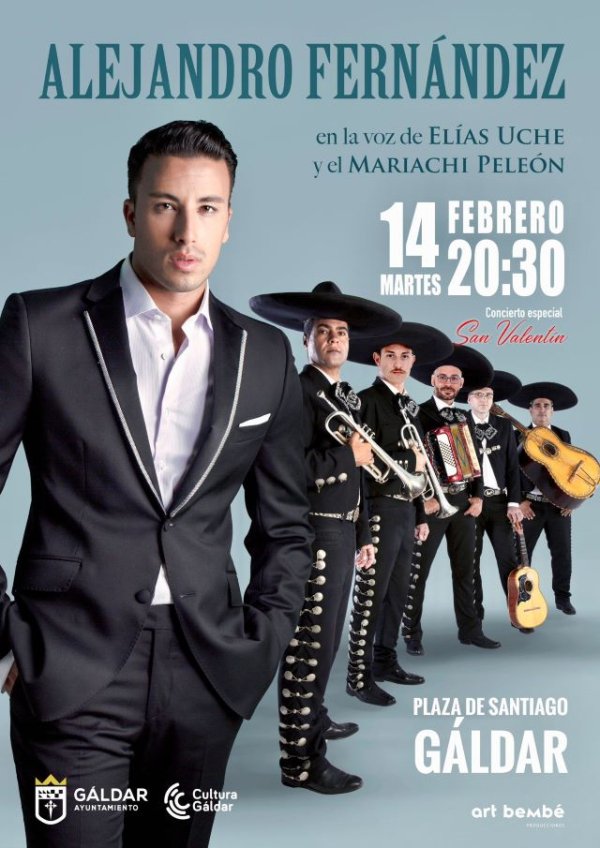 El Carnaval de Gáldar celebra San Valentín con un concierto Tributo a Alejandro Fernández