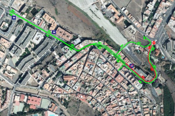 Guía: Se reabre al tráfico la calle Sancho de Vargas en sentido Guía-Las Palmas
