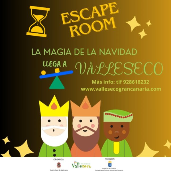 Atr&eacute;vete con el escape room &ldquo;La magia de la Navidad llega a Valleseco&rdquo;