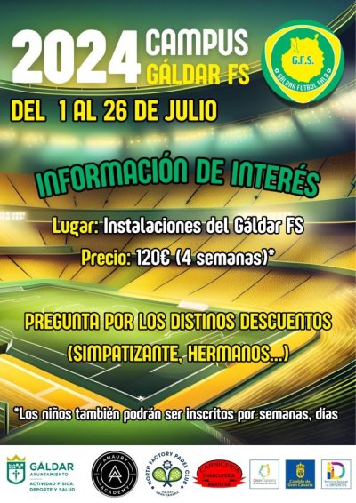 Campus Gáldar FS 2024: ¡Un Verano Deportivo para los Niños de la Isla!
