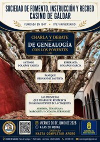 El Casino de G&aacute;ldar profundiza en la genealog&iacute;a de las princesas ind&iacute;genas que fijaron su residencia en la ciudad tras la Conquista